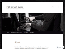 Tablet Screenshot of mattstewartevans.com